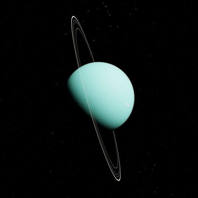 This is Uranus its small did you know its blue and cold